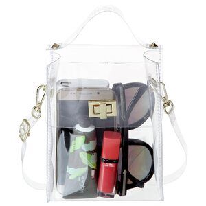 2500 Clear Bag for Stadium Events Small Crossbody Purse Concert Approved